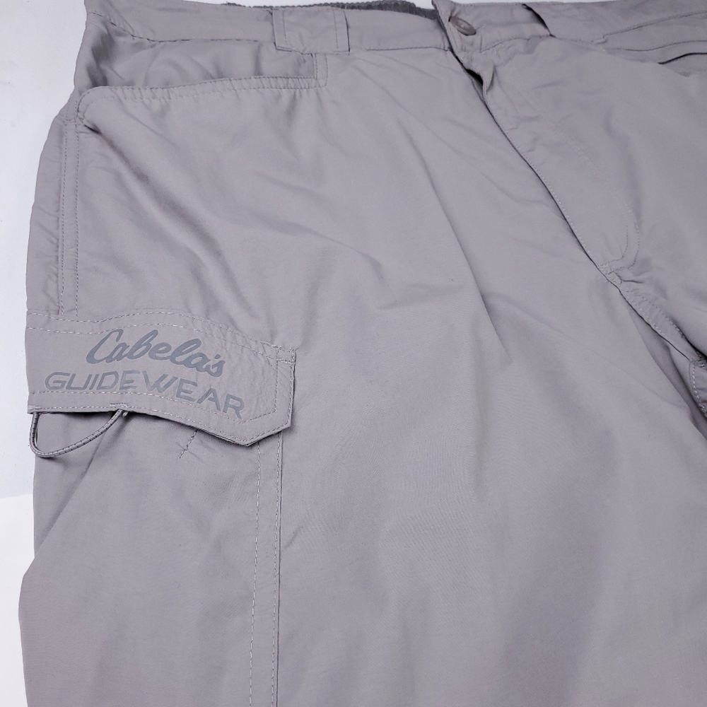🔴 New Cabela's Guide Wear Grey Cargo Pants XL W38 - Picture 7 of 11